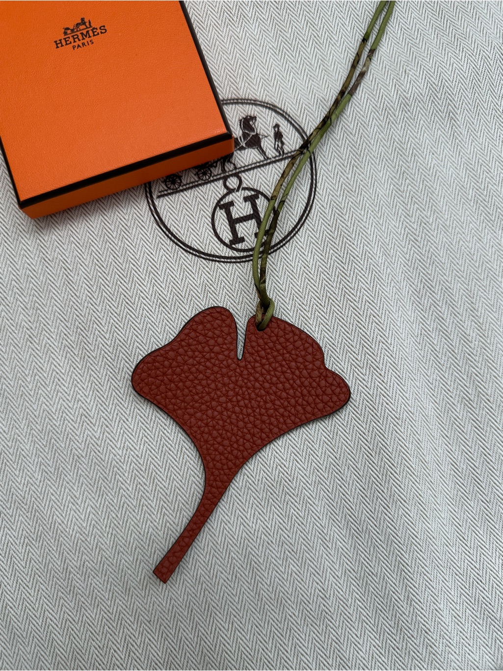 Hermes Petit H Ginko Charm